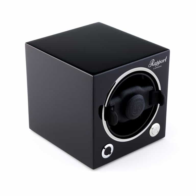 Rapport New Evo Cube Single Watch Winder - Midnight Black - Image 3