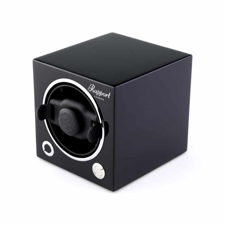 Rapport New Evo Cube Single Watch Winder - Midnight Black - Image 4