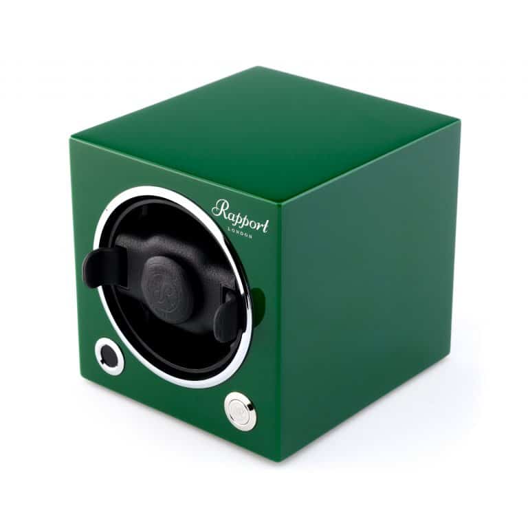 Rapport New Evo Cube Single Watch Winder - Racing Green - Image 2