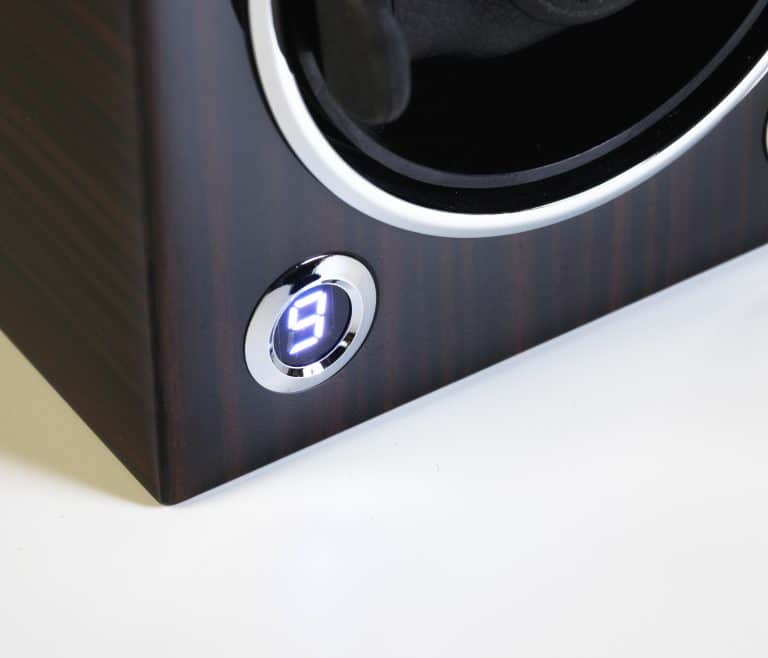 Rapport New Evo Cube Single Watch Winder - Macassar - Image 4