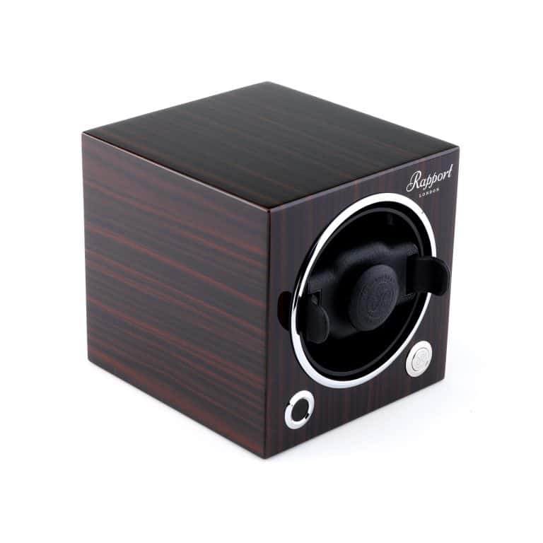 Rapport New Evo Cube Single Watch Winder - Macassar - Image 2