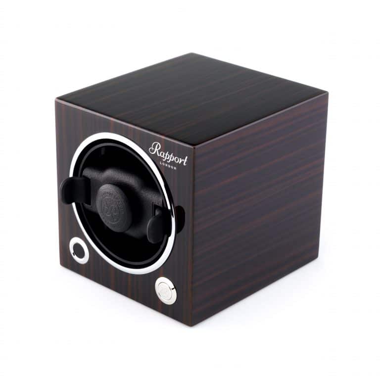 Rapport New Evo Cube Single Watch Winder - Macassar - Image 3