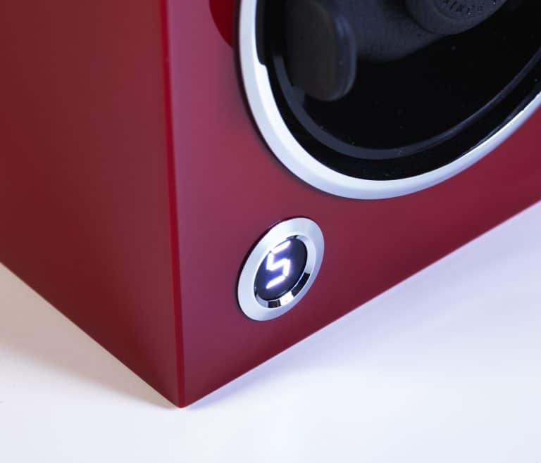 Rapport New Evo Cube Single Watch Winder - Crimson Red - Image 4