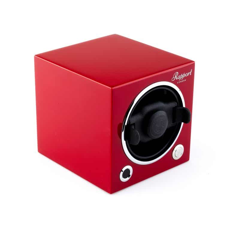 Rapport New Evo Cube Single Watch Winder - Crimson Red - Image 2