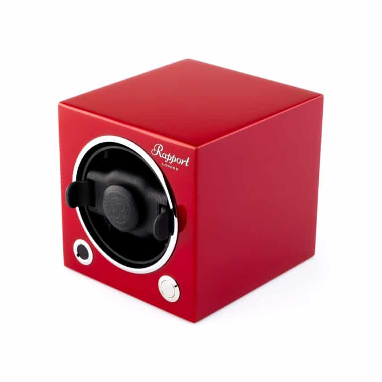 Rapport New Evo Cube Single Watch Winder - Crimson Red - Image 3