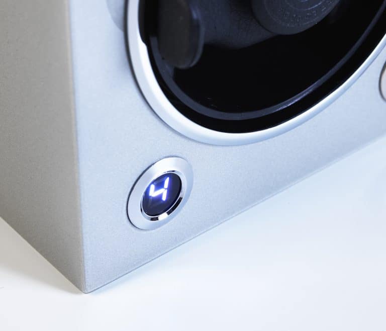 Rapport New Evo Cube Single Watch Winder - Platinum Silver - Image 3