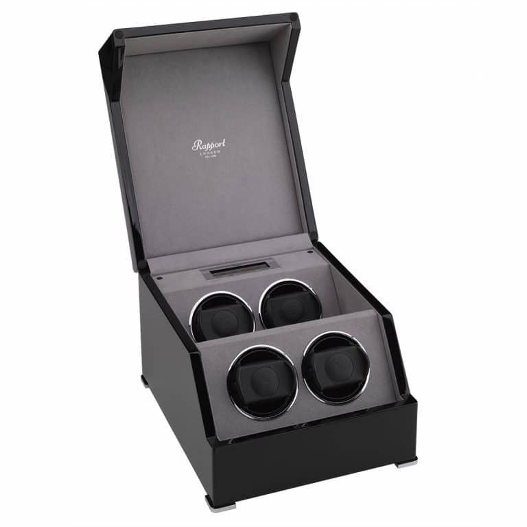 Rapport Perpetua III Quad Watch Winder Touch Screen - Black