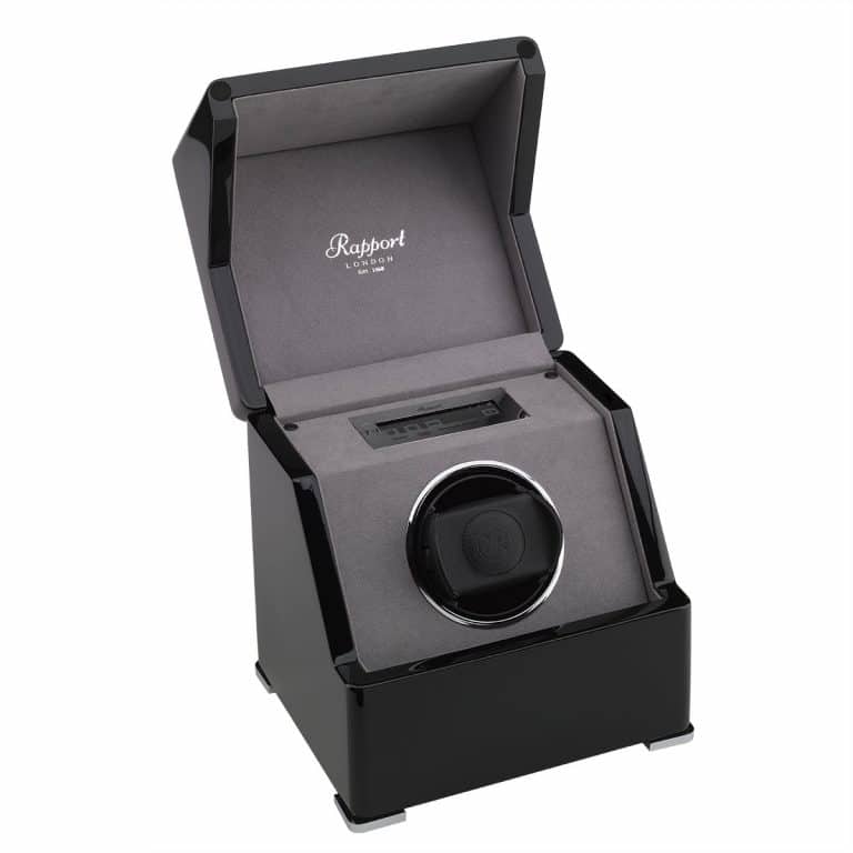 Rapport Perpetua III Single Watch Winder Touch Screen - Black