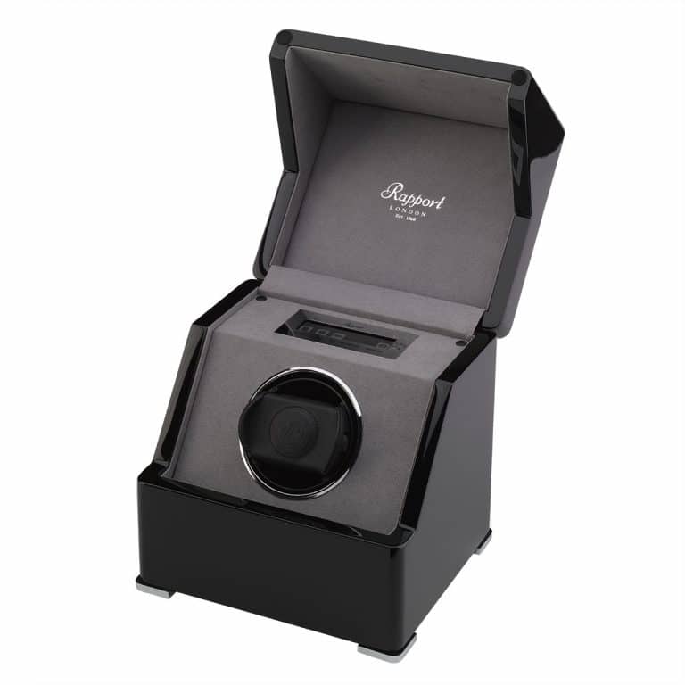 Rapport Perpetua III Single Watch Winder Touch Screen - Black - Image 4