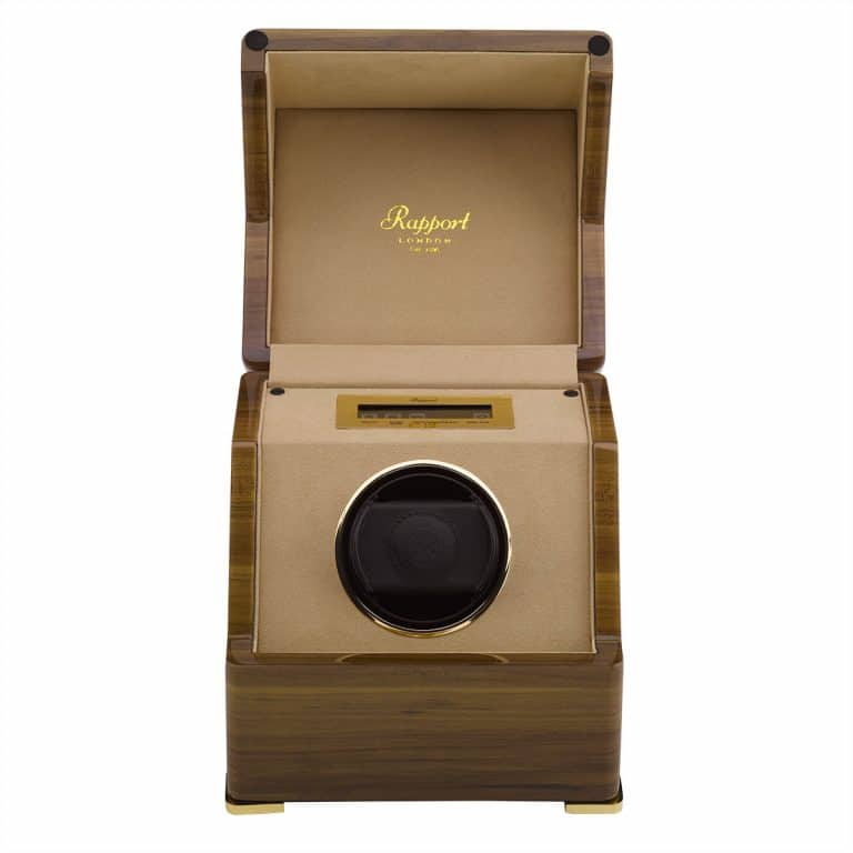 Rapport Perpetua III Single Watch Winder Touch Screen - Walnut - Image 2