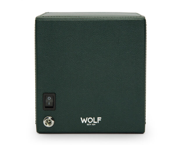 WOLF Cub Single Watch Winder With Cover - Green - Image 6