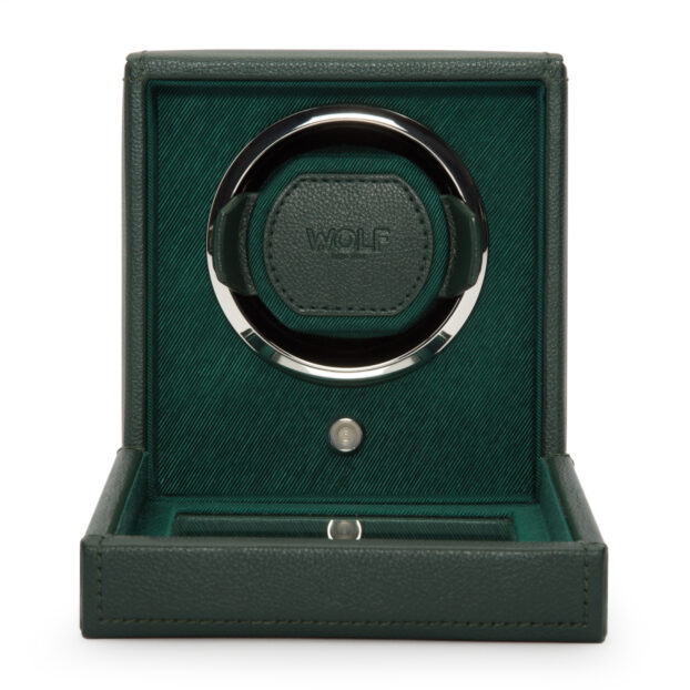 WOLF Cub Single Watch Winder With Cover - Green - Image 3