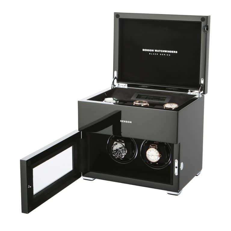 Benson Black Series Double Watch Winder - Black Gloss - Image 5