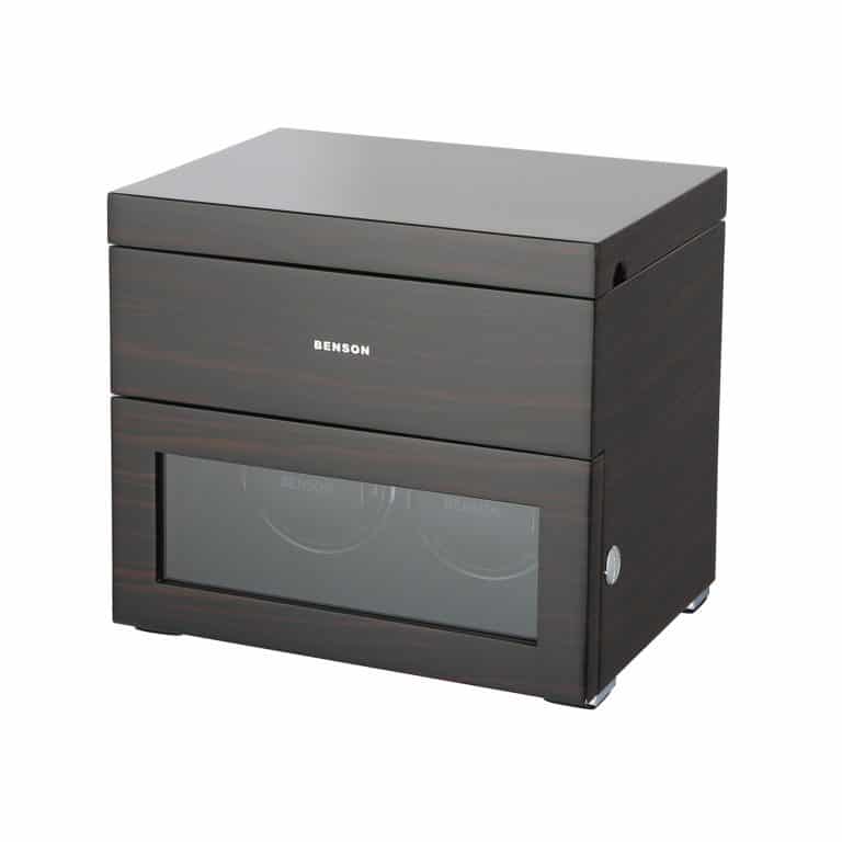 Benson Black Series Double Watch Winder - Macassar - Image 7