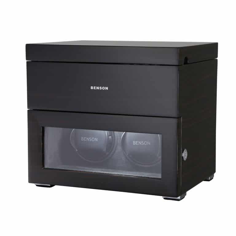 Benson Black Series Double Watch Winder - Macassar - Image 5