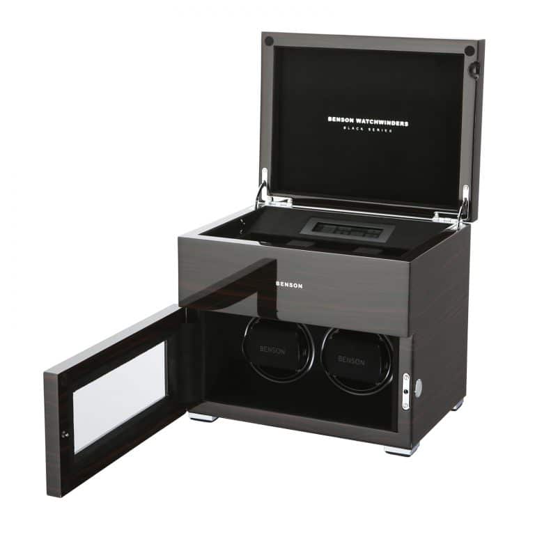 Benson Black Series Double Watch Winder - Macassar