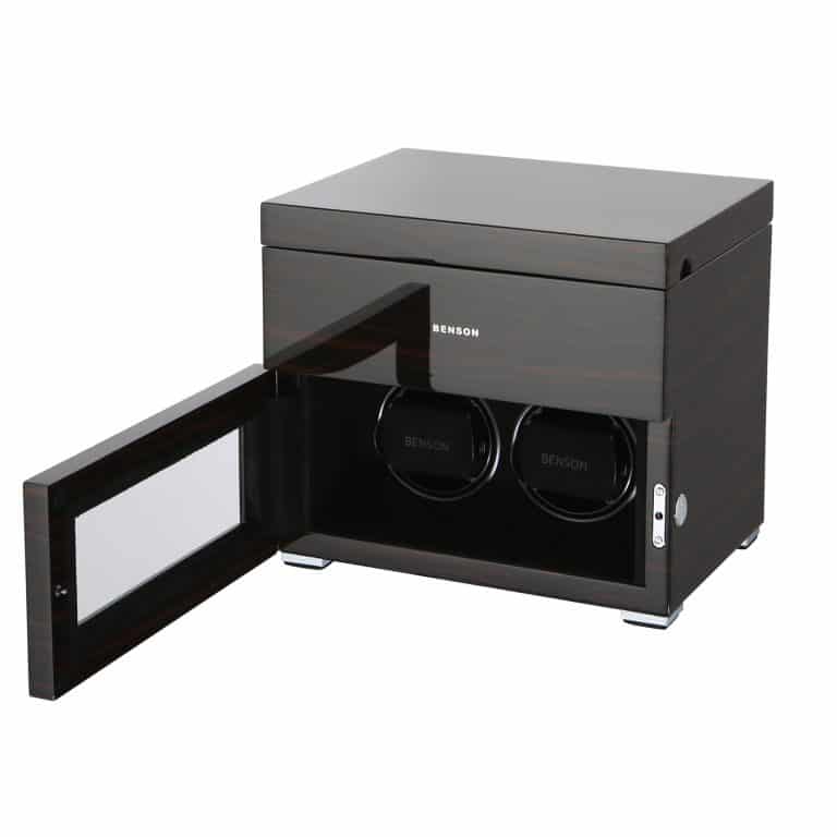 Benson Black Series Double Watch Winder - Macassar - Image 3