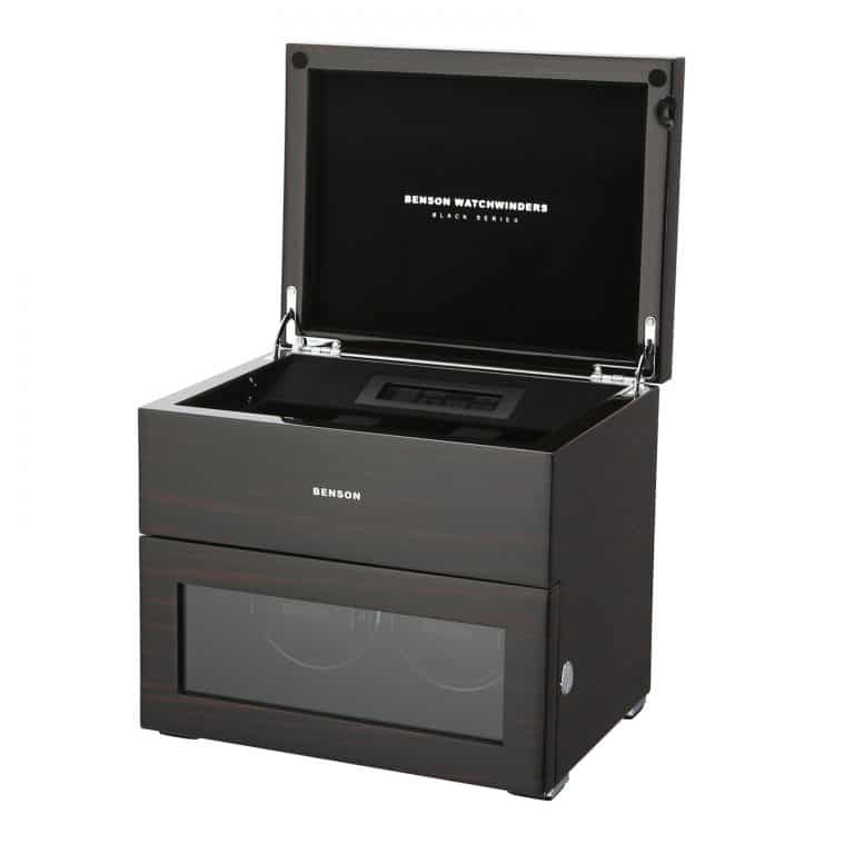 Benson Black Series Double Watch Winder - Macassar - Image 2