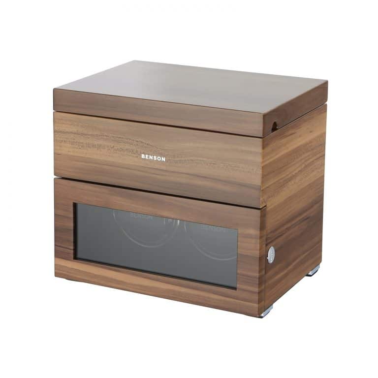 Benson Black Series Double Watch Winder - Walnut - Image 6