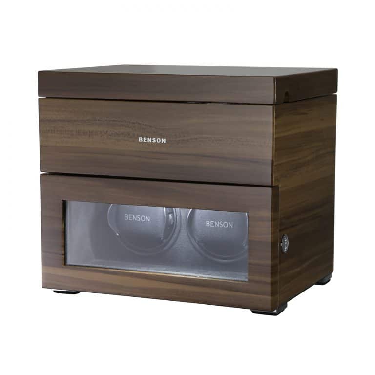 Benson Black Series Double Watch Winder - Walnut - Image 4