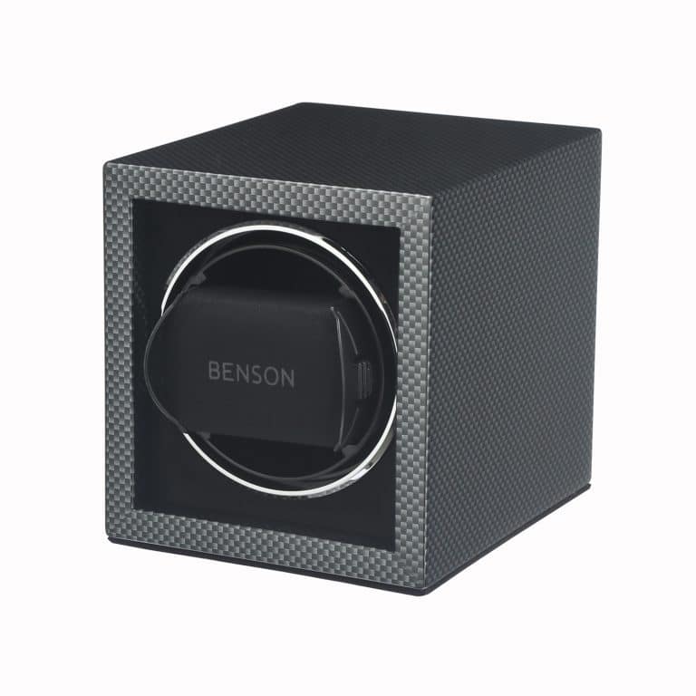 Benson Compact Single Watch Winder - Carbon Fibre 1.CF