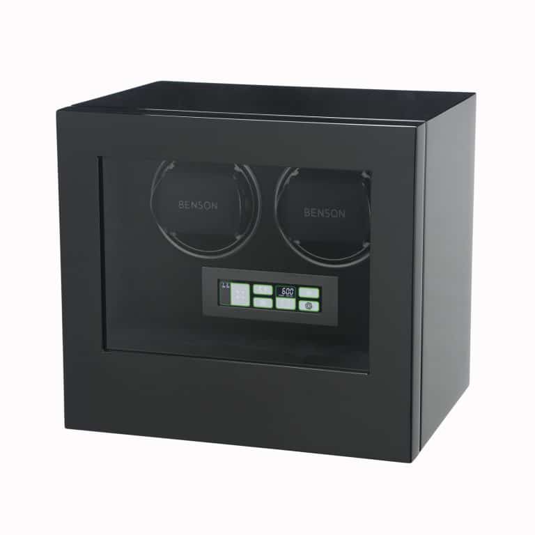 Benson Smart-Tech II Double Watch Winder - Black Gloss