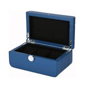 Benson_Watch_Box_Black_Series_LWB.3_Blue_Front_Angle_Open