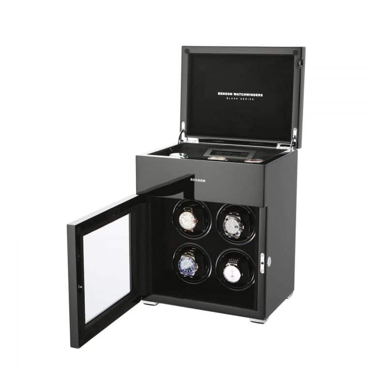 Benson Black Series Quad Watch Winder - Black Gloss - Image 2