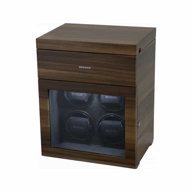 Benson Black Series Quad Watch Winder - Walnut - Image 4