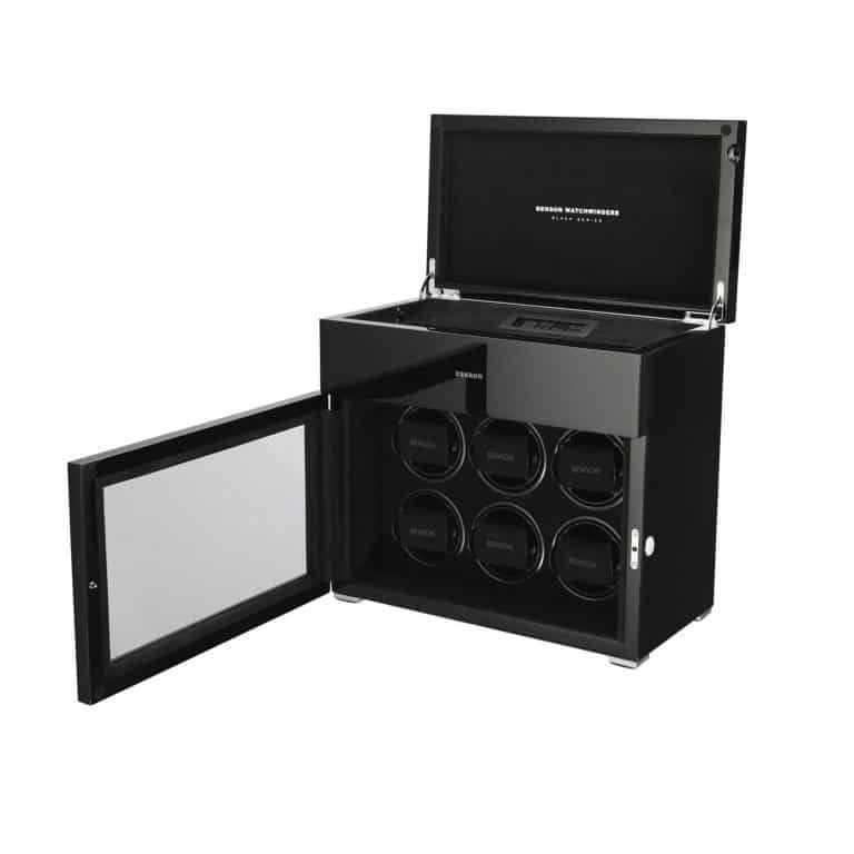 Benson Black Series Six Watch Winder - Black