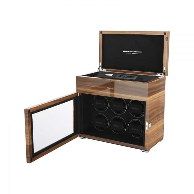 Benson Black Series Six Watch Winder - Walnut