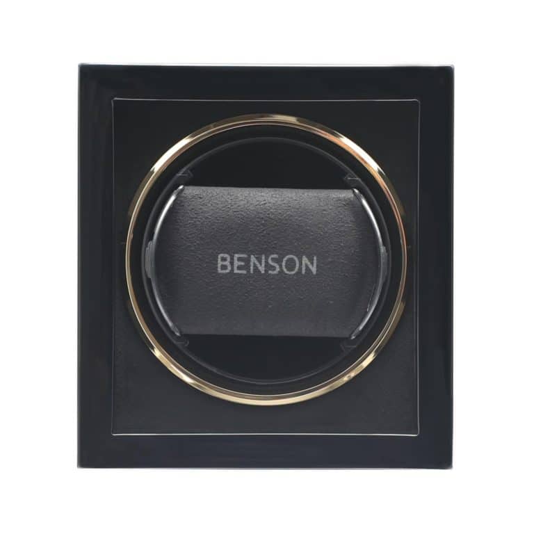 Benson Compact Single Watch Winder - Black Gloss 1.BG - Image 2