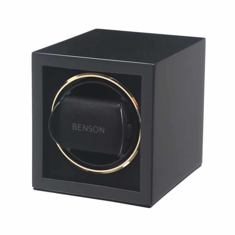 Benson Compact Single Watch Winder - Black Gloss 1.BG