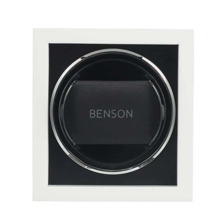 Benson Compact Single Watch Winder - White Gloss 1.WS - Image 2