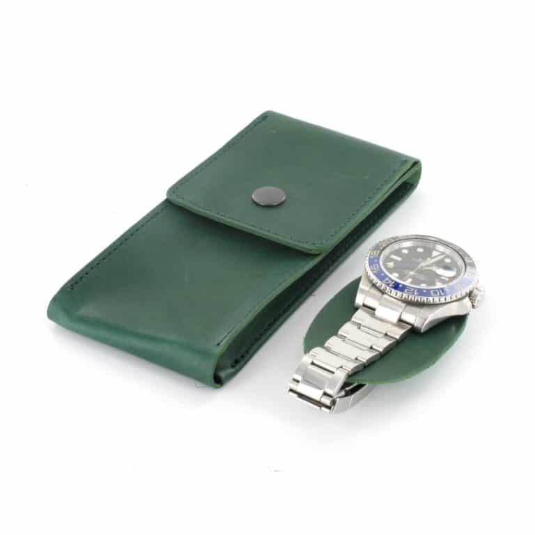 1010 Boutique Single Watch Pouch - Green - Image 2