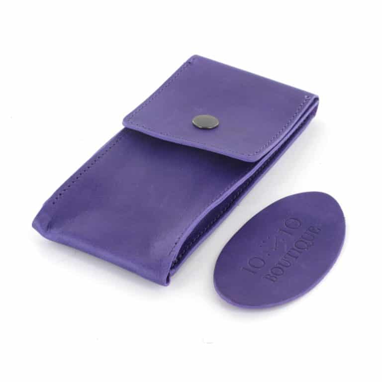 1010 Boutique Single Watch Pouch - Purple - Image 2
