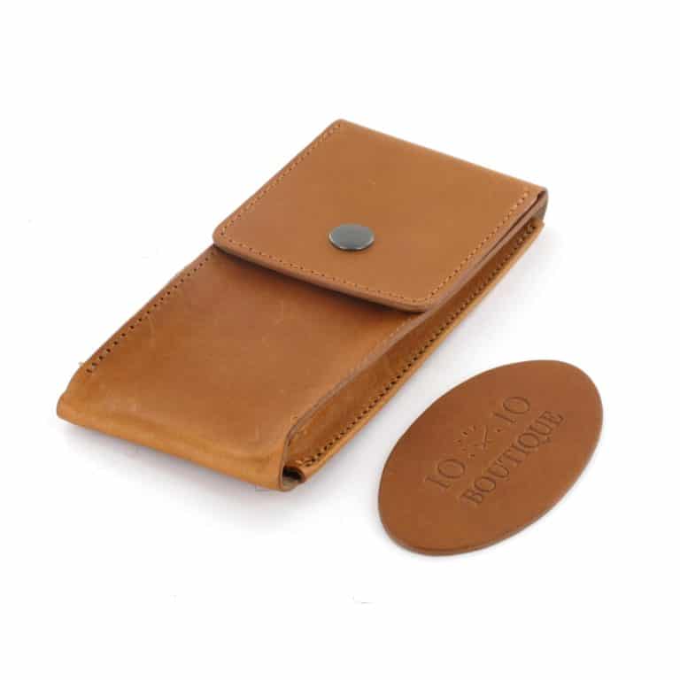 1010 Boutique Single Watch Pouch - Tan - Image 3