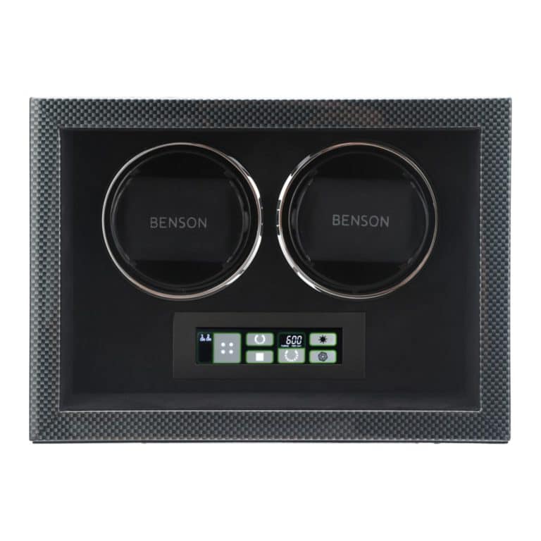 Benson Compact Double Watch Winder - Carbon Fibre 2.CF - Image 2