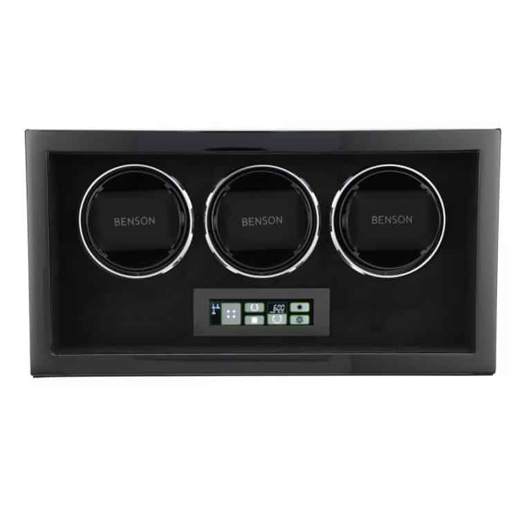 Benson Compact Triple Watch Winder - Carbon Fibre 3.CF - Image 2