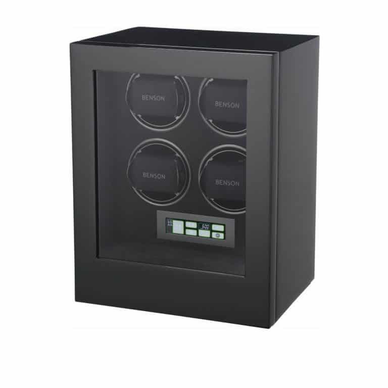 Benson Smart-Tech II Quad Watch Winder - Black Gloss