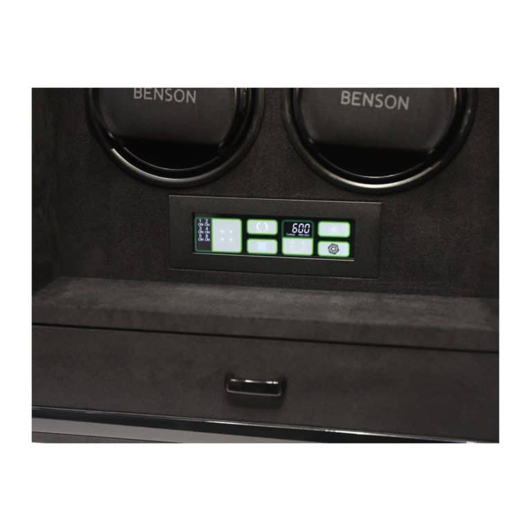 Benson Smart-Tech II Six Watch Winder - Black Gloss - Image 4