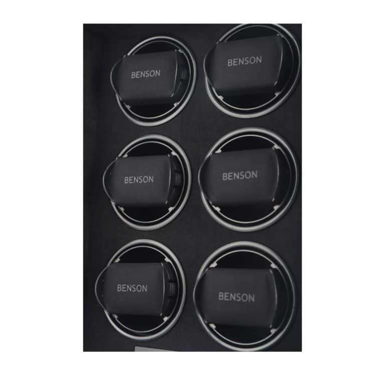 Benson Smart-Tech II Six Watch Winder - Black Gloss - Image 5