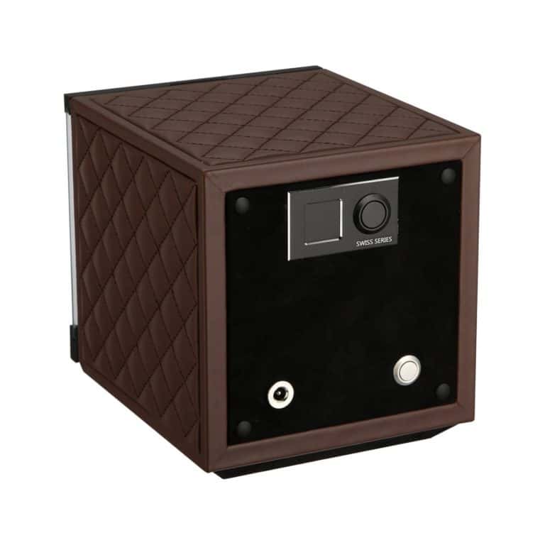 Benson Swiss Series Single Watch Winder - Dark Brown Leather 1.20 DBL - Image 3