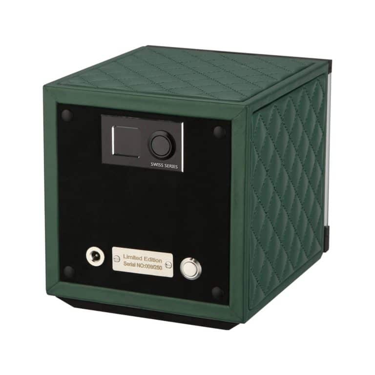 Benson Swiss Series Single Watch Winder - Green Leather 1.20 GL - Image 3