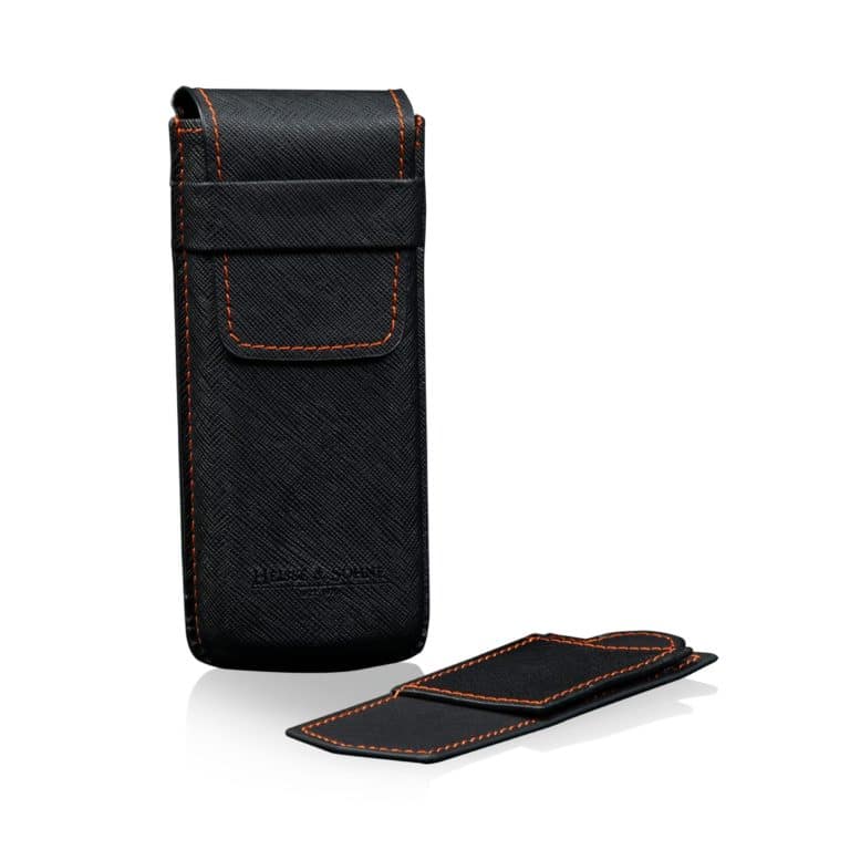 Mondo_Saffiano_Black_Orange_Front_Inlay