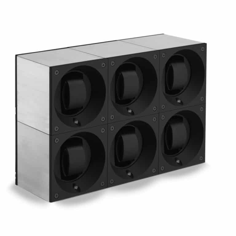 MasterBox Six Brushed Aluminium Front Angle