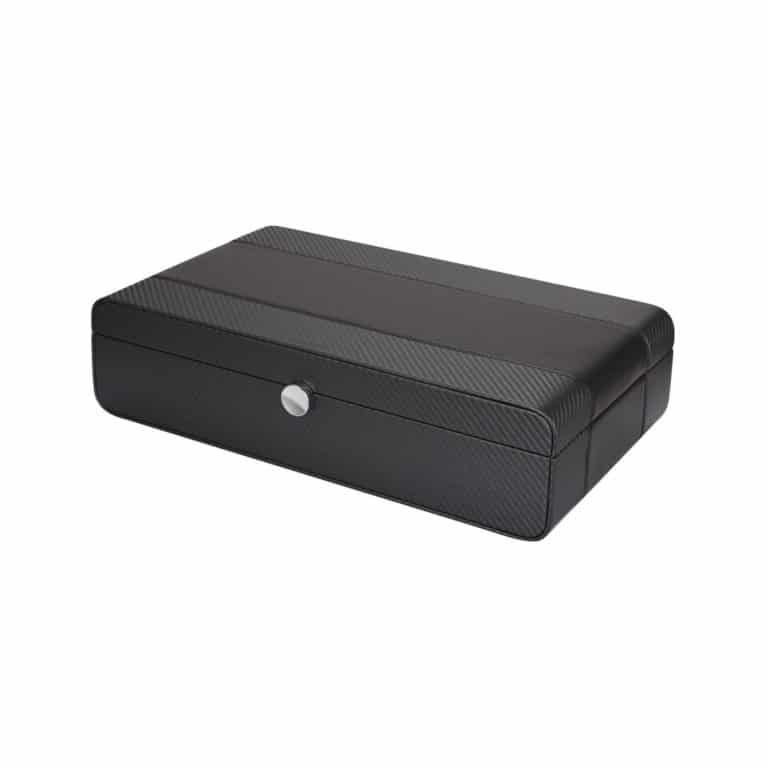 Benson Watch Box Black Series LWB.12 Carbon Front Angle