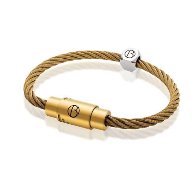 Matte Gold CABLE Stainless Steel Bracelet