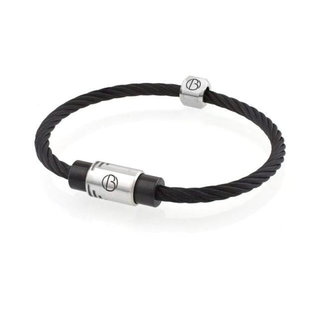 Midnight CABLE Stainless Steel Bracelet