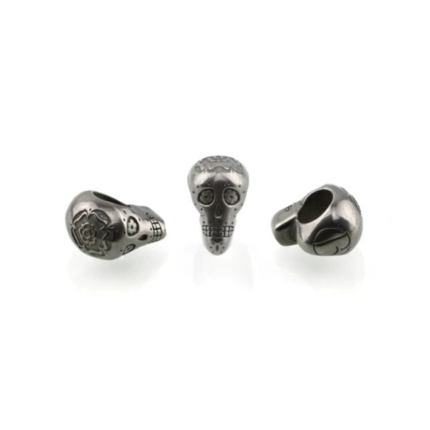 Candy Skull Bead Stainless Steel